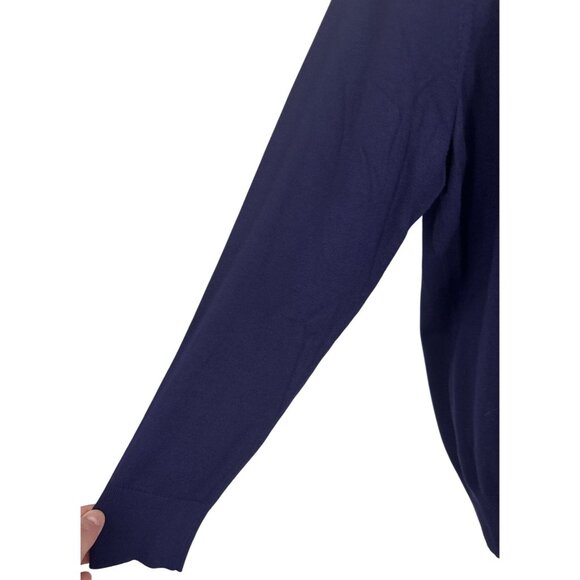 Lane Bryant Womens Button-Front Navy Cardigan Sweater Size 18/20 - Picture 3 of 8